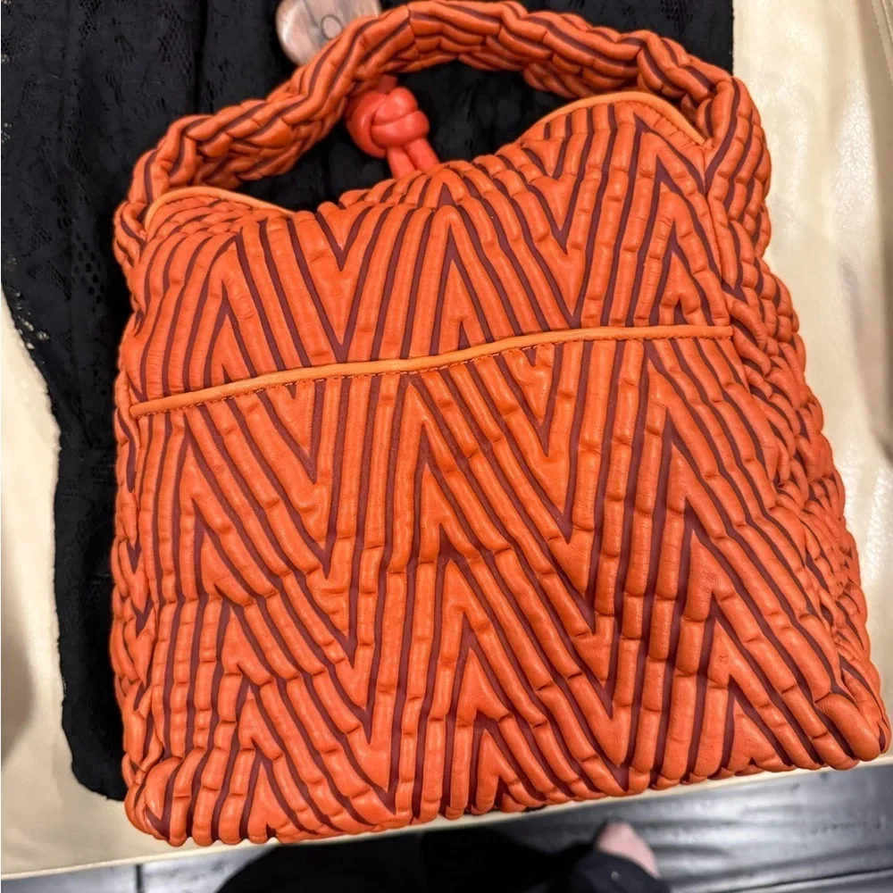 Tissa Fontaneda Medium Uptown Bag with Wood Tassel NWOT/ RARE ; price firm 💕